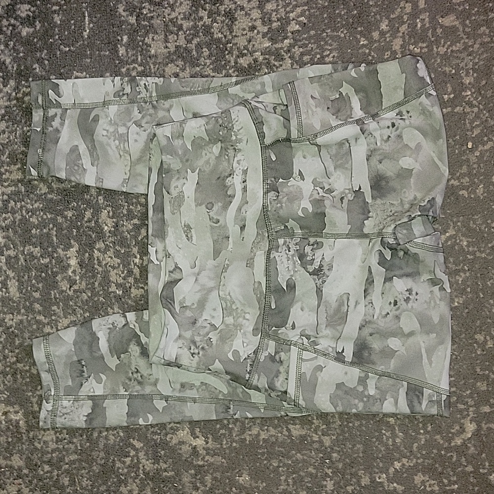 RBX gray and white marbled leggings